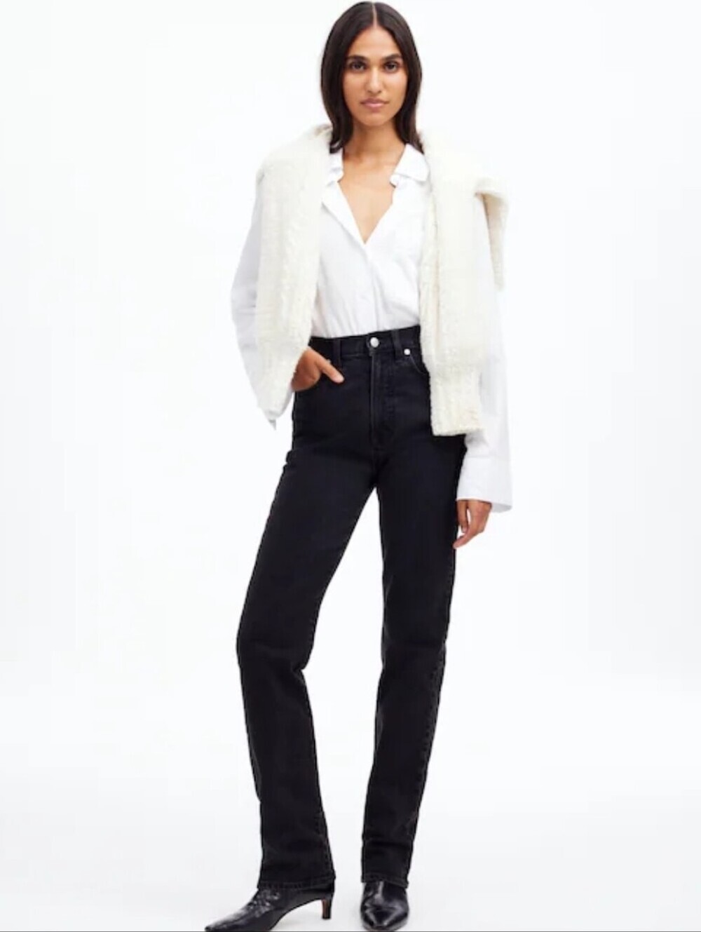 ❤️ MADEWELL HIGH RISE 90’S STRAIGHT JEANS, 4 (27) and 14 (32)